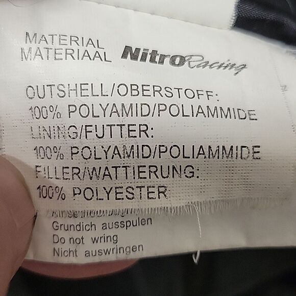 NITRO RACING MENS RACE JACKET SIZE SMALL - Picture 7 of 9